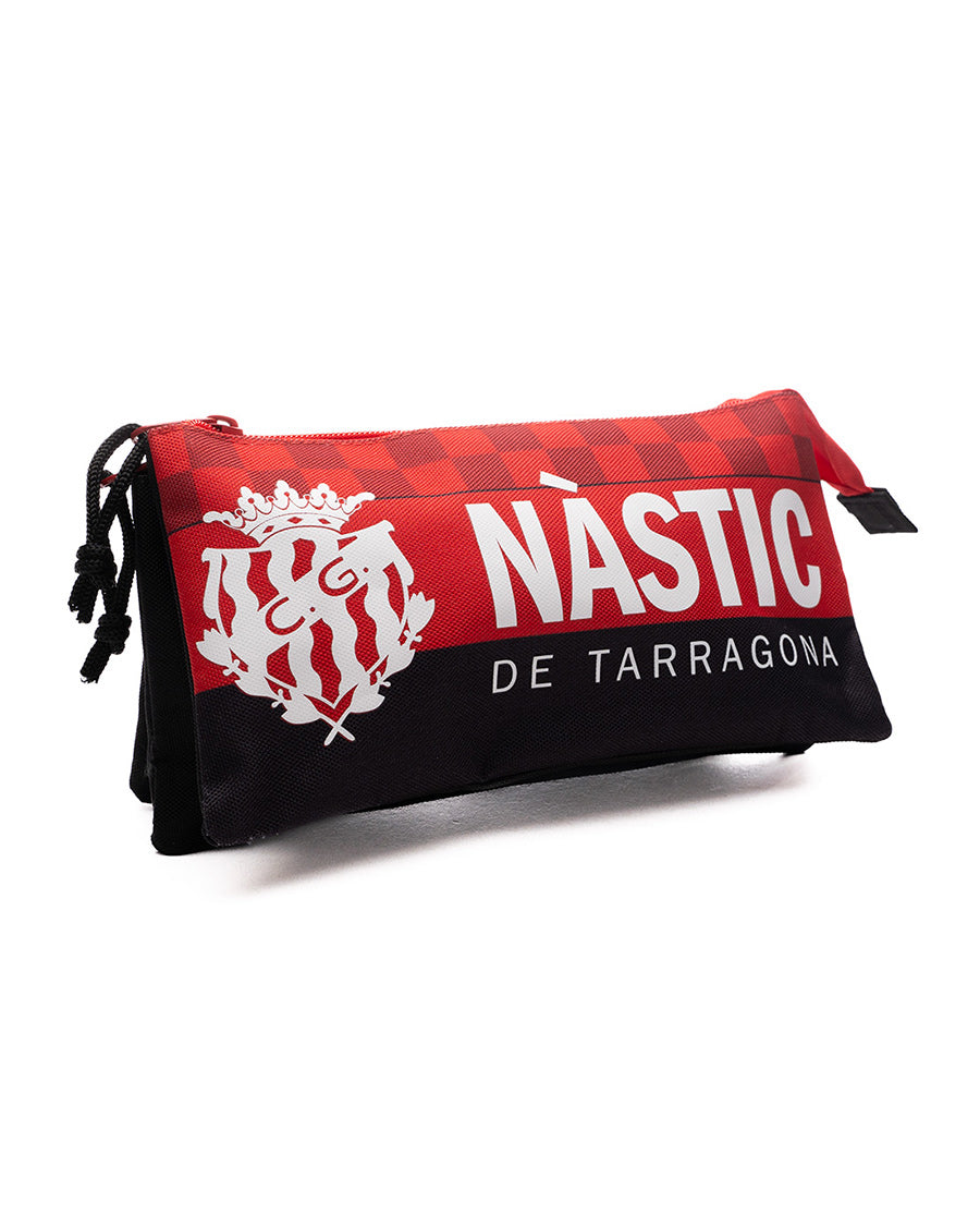 Estuche Gimnàstic de Tarragona Triple Rojo-Negro