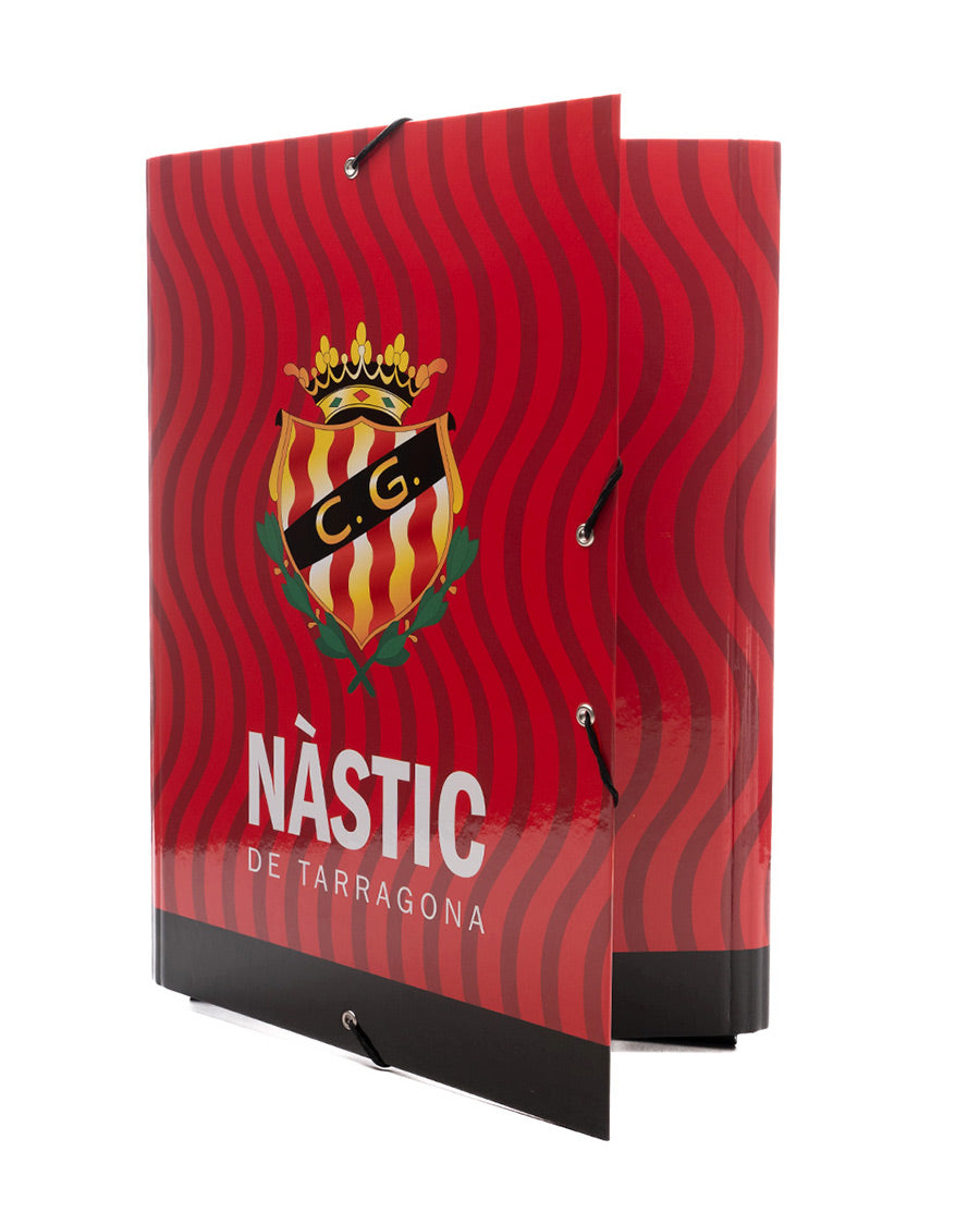 Carpeta Gimnàstic de Tarragona Rojo-Negro