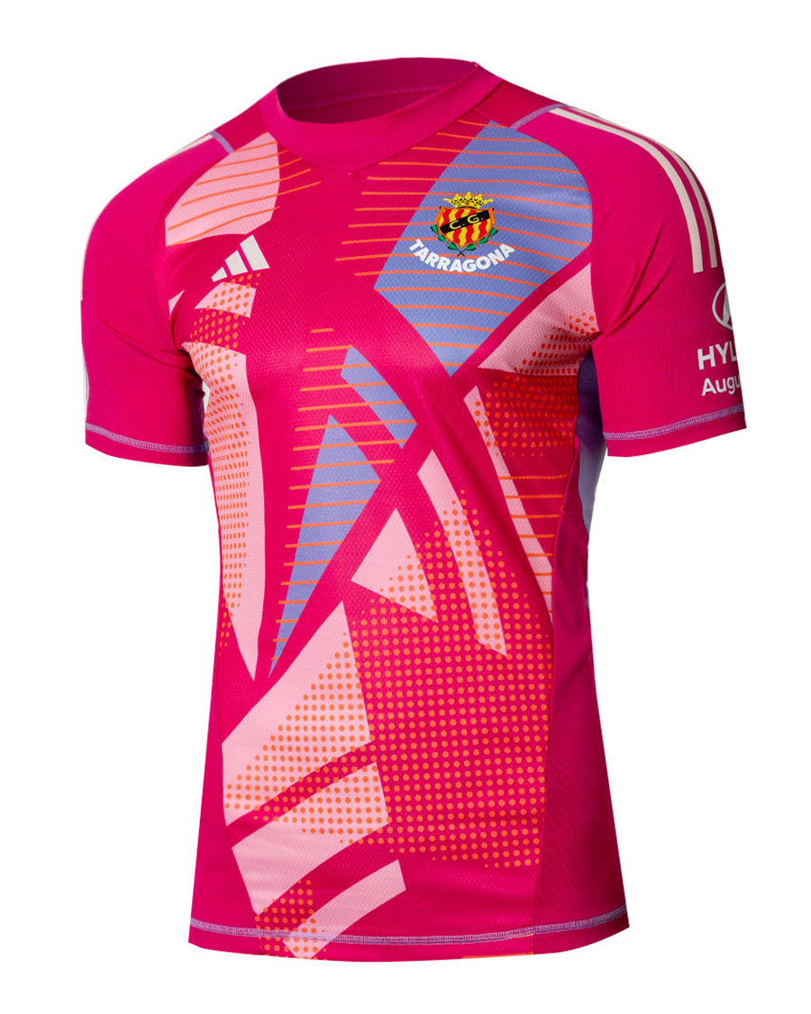 Camiseta Club Gimnàstic de Tarragona Portero Rosa 2024-2025