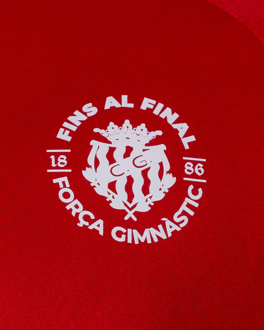 Camiseta "Fins al Final" Gimnàstic de Tarragona Roja