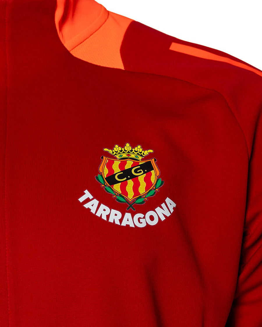 Chaqueta Gimnàstic de Tarragona Paseo Jugadores 2024-2025 Niño