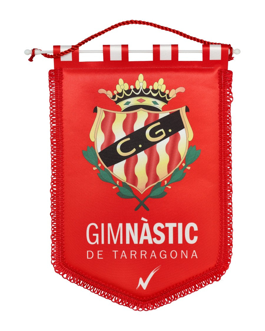 Banderín Antiguo Gimnàstic de Tarragona Rojo