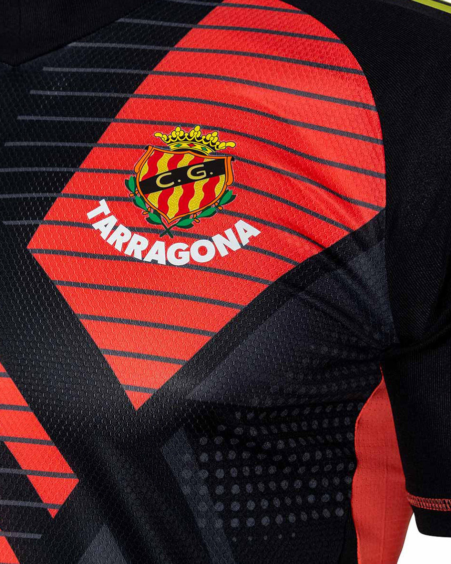 Camiseta Club Gimnàstic de Tarragona Portero Negra 2024-2025