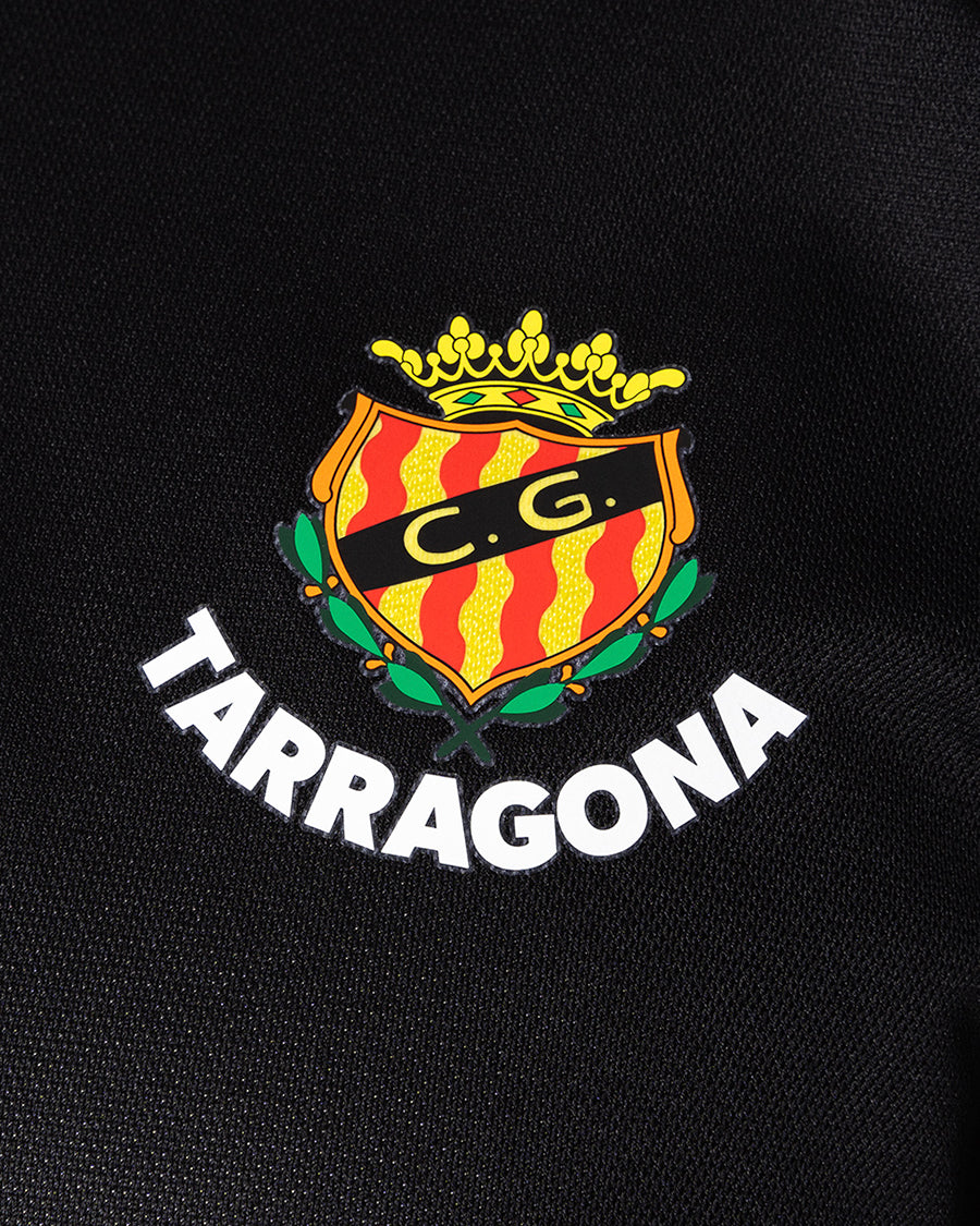 Polo Club Gimnàstic de Tarragona Fanswear Negro 2023-2024
